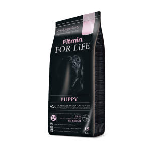Сухой корм Fitmin For Life Puppy для щенков, беременных и кормящих собак всех пород (3 кг)