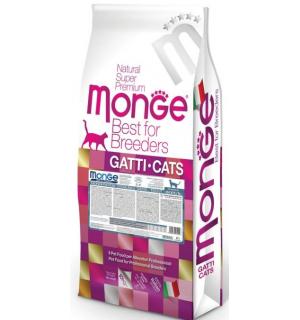 Сухой корм Monge Cat Monoprotein Sterilized TROUT для стерилизованных кошек, с форелью (10 кг)