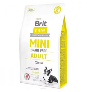 Беззерновой корм Brit Care MINI GF для мини собак, ягненок (400 г)