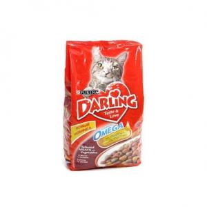 Сухой корм Darling для взрослых кошек, с мясом по-домашнему и овощами (2 кг)