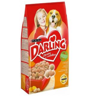 Сухой корм Darling для взрослых собак, с курицей и добавлением овощей (10 кг)