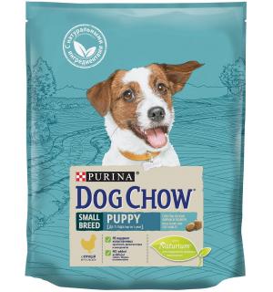 Сухой корм Dog Chow для щенков мелких пород, с курицей (2,5 кг)
