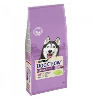 Сухой корм Dog Chow для взрослых собак старшего возраста, с ягненком (14 кг)