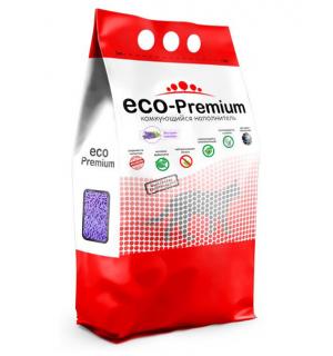 Наполнитель комкующийся древесный, ECO-Premium ЛАВАНДА, 20 л (7,6 кг)