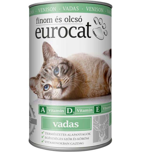 Euro cat консервы для кошек с олениной (415 г)