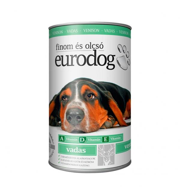 Euro dog консервы для собак с олениной (1240 г)