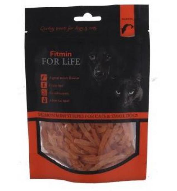 Лакомства для собак и кошек Fitmin For Life с лососем мини кольца (0,07 кг)