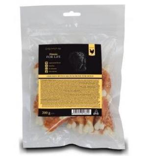 Лакомство для собак Fitmin For Life, курица на кальциевой косточке (0,2 кг)