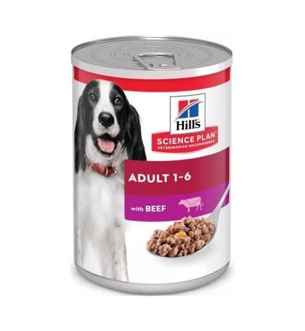 Консервы Hill's Science Plan для взрослых собак, с говядиной (0,37 кг)
