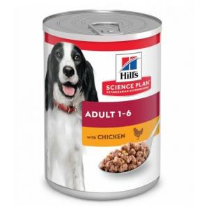 Консервы Hill's Science Plan для взрослых собак, с курицей (0,37 кг)