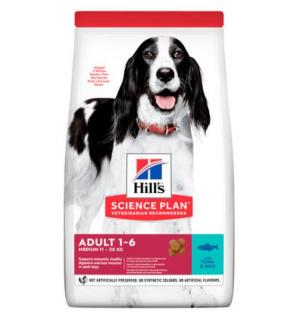 Сухой корм Hill's Science Plan для взрослых собак, тунец и рис (12 кг)