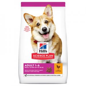 Сухой корм Hill's Science Plan для взрослых собак мелких пород для поддержания здоровья кожи и шерсти, с курицей (0,8 кг)