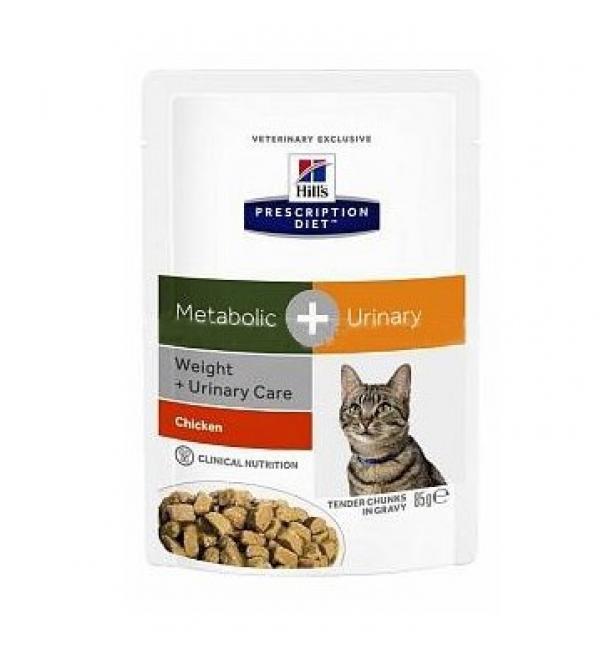 Влажный корм Hill's для кошек Metabolic + Urinary Stress  (0,085 кг)