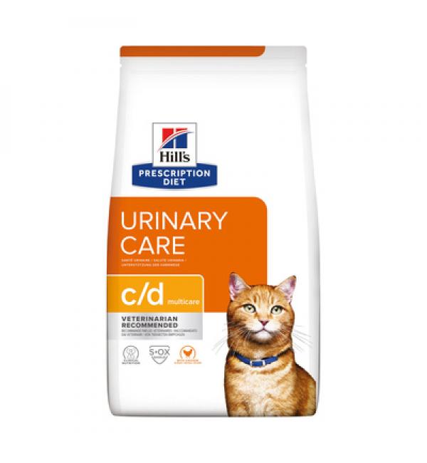 Сухой корм Hill's Prescription Diet c/d Multicare Urinary Care для кошек при профилактике мочекаменной болезни, с курицей (3 кг)