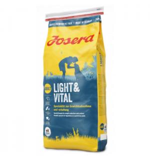 Сухой корм Josera Light & Vital (Adul Sensitiv 29/7,5) для собак с избыточным весом, с низкой активностью и стареющих собак (0,9 кг)