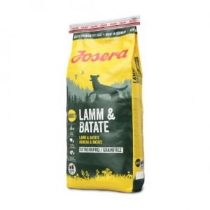 Сухой корм Josera Lamb & Batate (Adult Medium/Maxi 25/16) ягненок и батат гипоаллергенный для собак с аллергией на злаки (0,9 кг)