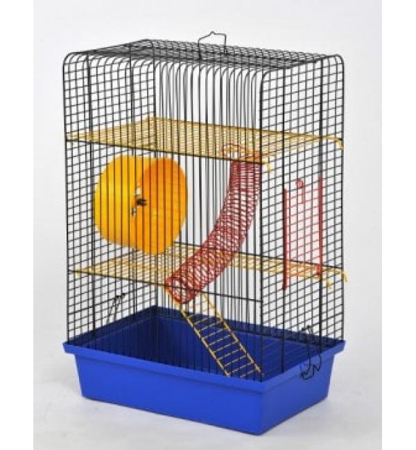Клетка для грызунов крашеная "Хомяк-4" 330х230х480