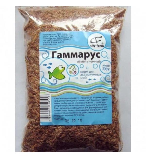 Корм для рыб "Гаммарус", 100 гр