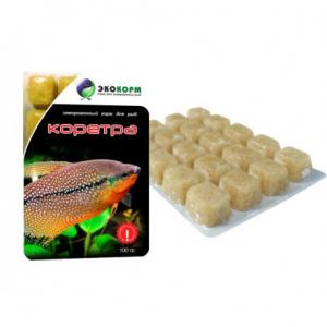 Замороженный корм для рыб "Коретра" в ассортименте, 100мл