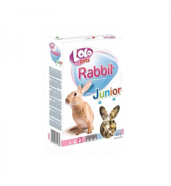 LoloPets ЮНИОР - корм для молодых кроликов возрастом от 8-12 месяцев, 400 г