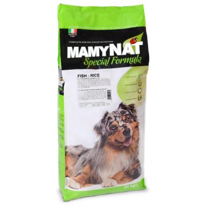 MAMYNAT Сухой корм для собак с чувствительным пищеварением, рыба и рис (20 кг)