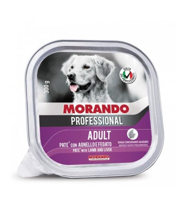 Morando cane pate Lamb and Liver -  для собак, паштет с ягненком и печенью (300 г)