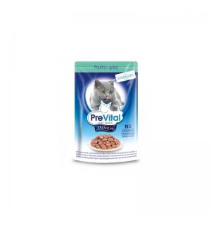 Консервы PreVital Premium для cтерилизованных кошек, с курицей в соусе (0,1 кг)