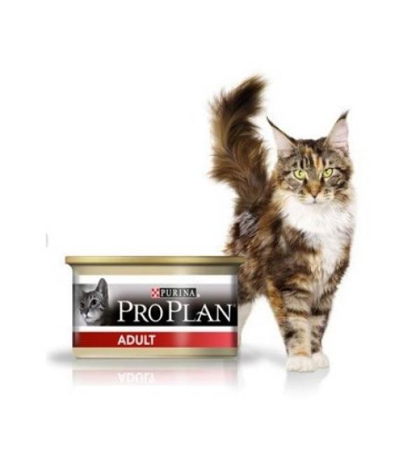 Консервы Pro Plan для взрослых кошек, с курицей (0,085 кг)