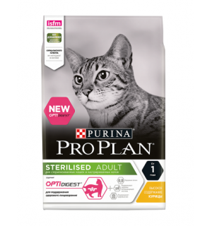 Сухой корм Pro Plan для взрослых кошек с чувствительным пищеварением или особыми предпочтениями в еде, с высоким содержанием ягненка (0,4 кг)
