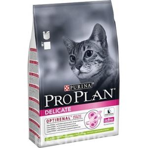 Сухой корм Pro Plan для взрослых кошек с чувствительным пищеварением или особыми предпочтениями в еде, с высоким содержанием ягненка (10 кг)