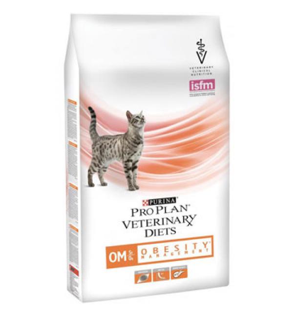 Сухой корм Pro Plan PPVD OM St/Ox для взрослых кошек для снижения избыточной массы тела, с низкой калорийностью (0,35 кг)