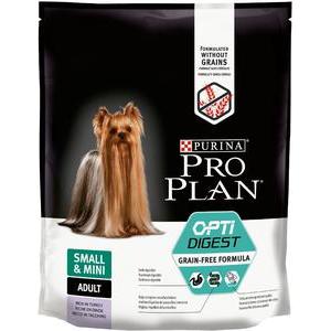 Корм Pro Plan Adult Small&Mini Opti Digest Grain Free (Индейка, 2,5 кг) для собак 