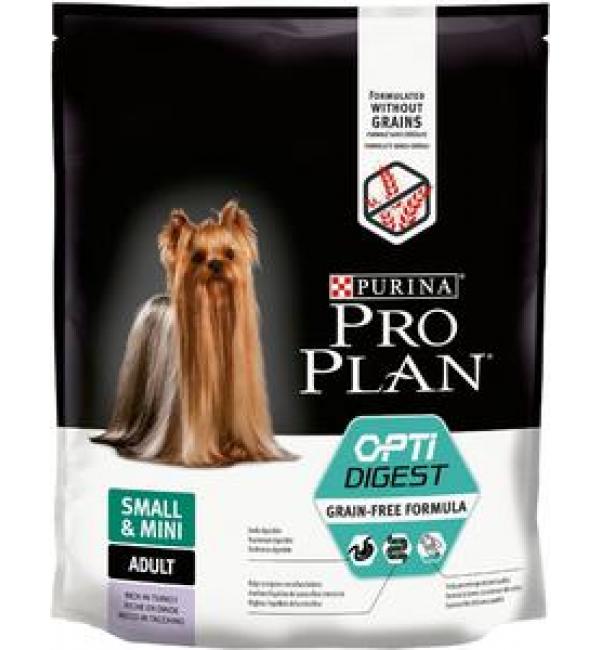Корм Pro Plan Adult Small&Mini Opti Digest Grain Free (Индейка, 2,5 кг) для собак 