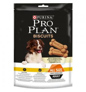 Сухой корм Pro Plan печенье для взрослых собак, с курицей и рисом (0,4 кг)