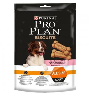 Сухой корм Pro Plan печенье для взрослых собак, с лососем и рисом (0,4 кг)
