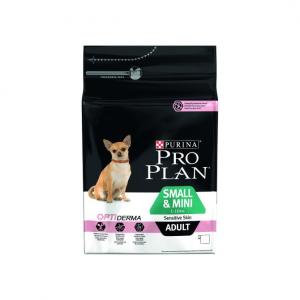 Сухой корм Pro Plan для взрослых собак мелких и карликовых пород с чувствительной кожей, с лососем и рисом (0,7 кг)