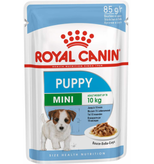 Влажный корм ROYAL CANIN MINI PUPPY для собак, в соусе (0,085 кг)