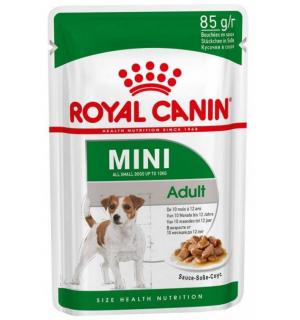 Влажный корм ROYAL CANIN MINI ADULT для собак, в соусе (0,085 кг)