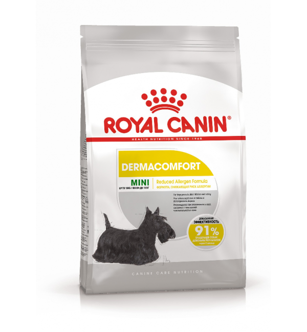 Сухой корм ROYAL CANIN Mini Dermacomfort для собак с чувствительной кожей (1 кг)