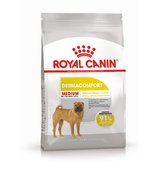 Сухой корм ROYAL CANIN Medium Dermacomfort для собак с чувствительной кожей (3 кг)