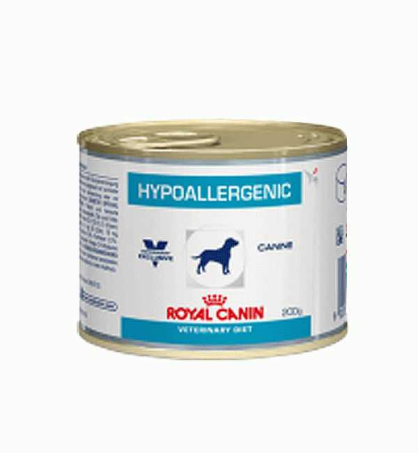 Консервы ROYAL CANIN HYPOALLERGENIC CANIN влажная диета для собак (0,2 кг)