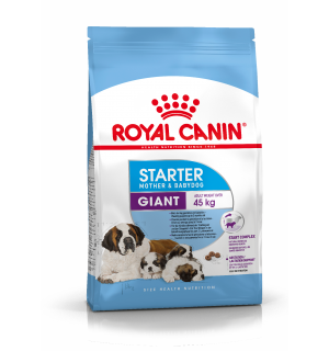Royal Canin Giant Starter Корм сухой для щенков очень крупных размеров до 2 месяцев, беременных и кормящих сук (15 кг)
