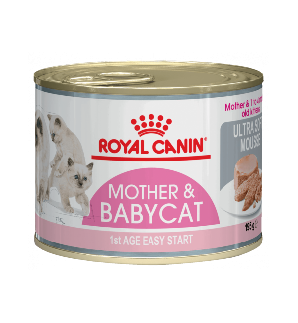 Влажный корм ROYAL CANIN BABYCAT INSTINCTIVE, мусс с рождения до 4 месяцев (0,195 кг)