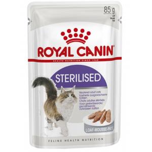 Влажный корм ROYAL CANIN STERILISED LOAF, паштет для кошек после стерилизации 85 г.