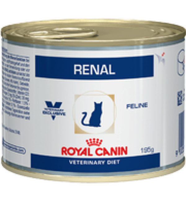 Консервы ROYAL CANIN RENAL FELINE CHICKEN влажная диета для кошек (0,195 кг)