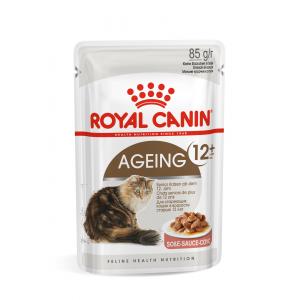 Влажный корм ROYAL CANIN AGEING +12 in GRAVY, кусочки в соусе (12*85 гр)