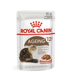 Влажный корм ROYAL CANIN AGEING +12 in GRAVY, кусочки в соусе (12*85 гр)
