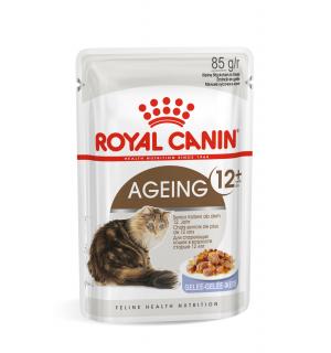 Влажный корм ROYAL CANIN AGEING +12 in JELLY, кусочки в желе (12*85 кг)