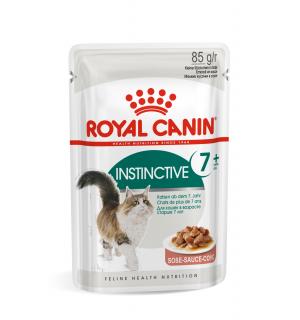 Влажный корм ROYAL CANIN INSTINCTIVE +7 in GRAVY, кусочки в соусе (12*85 гр)