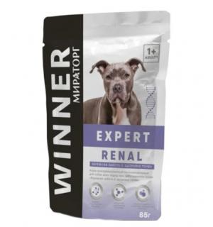 Влажн. корм Winner Extra Meat для собак всех пород при заболеваниях почек (0,085 кг)